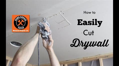 how to cut a hole in wall for electric box|how to cut out drywall boxes.